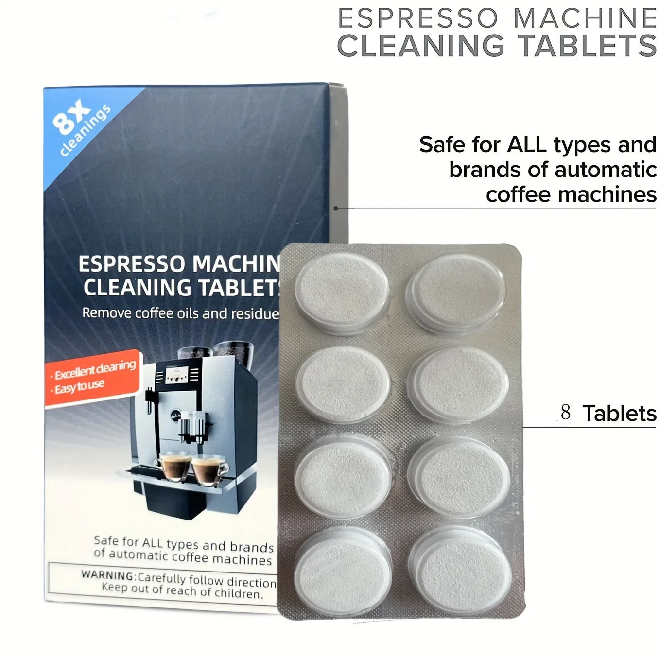 Espresso Machine Cleaning Tabl - огляд і ціна Backflush Tablet Cleaner